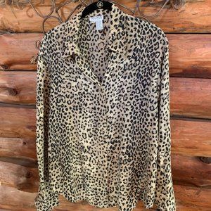 Vintage 90's 100% Silk Blouse - Allison Taylor